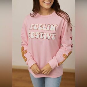 Pink Festive Women's Top